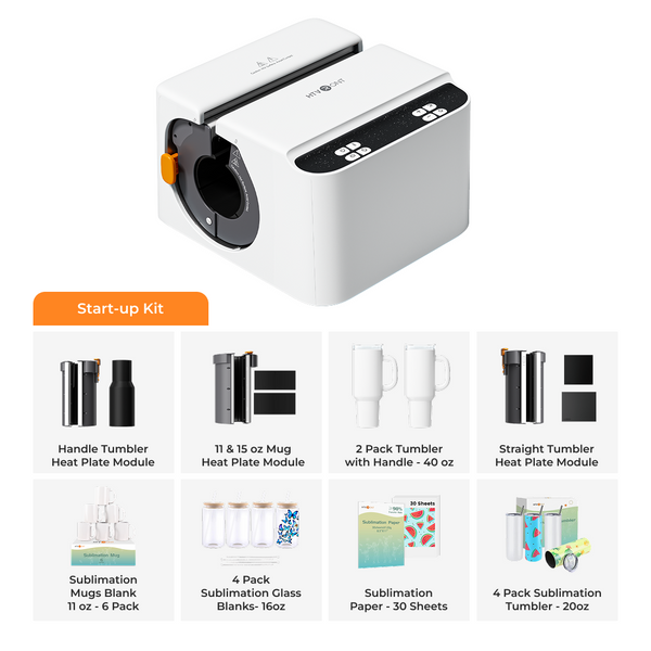 New！HTVRONT A200 Auto Tumbler Heat Press