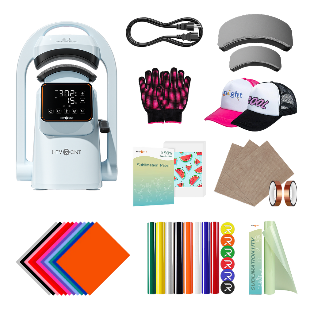 New! HTVRONT A300 Auto Hat Heat Press