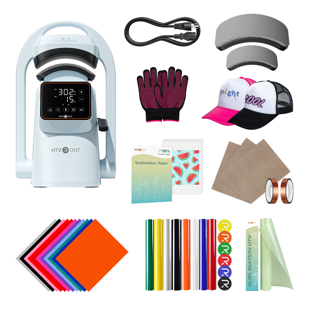 New! HTVRONT A300 Auto Hat Heat Press