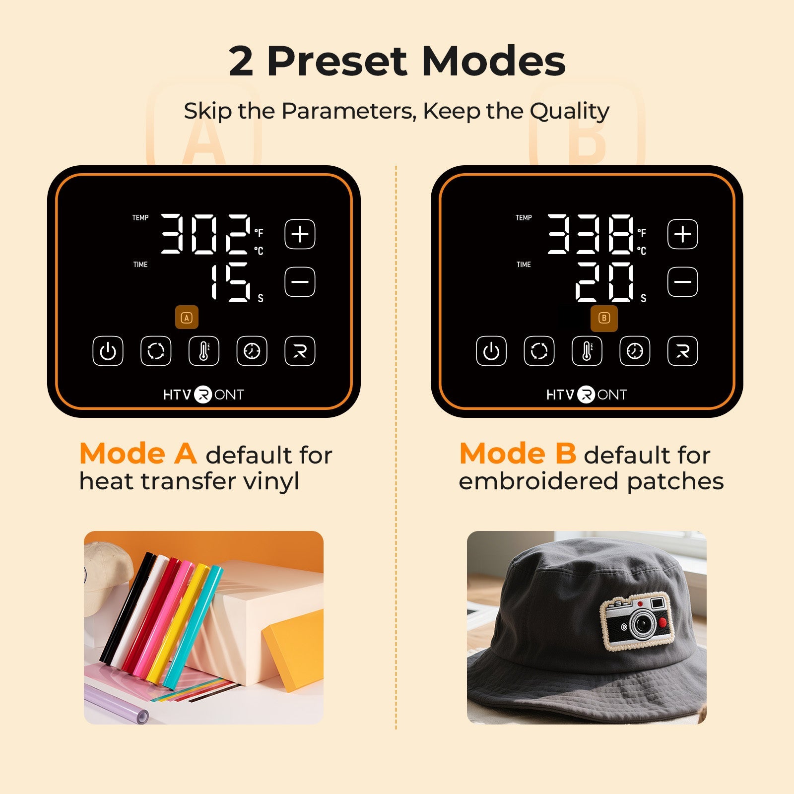 New! HTVRONT A300 Auto Hat Heat Press