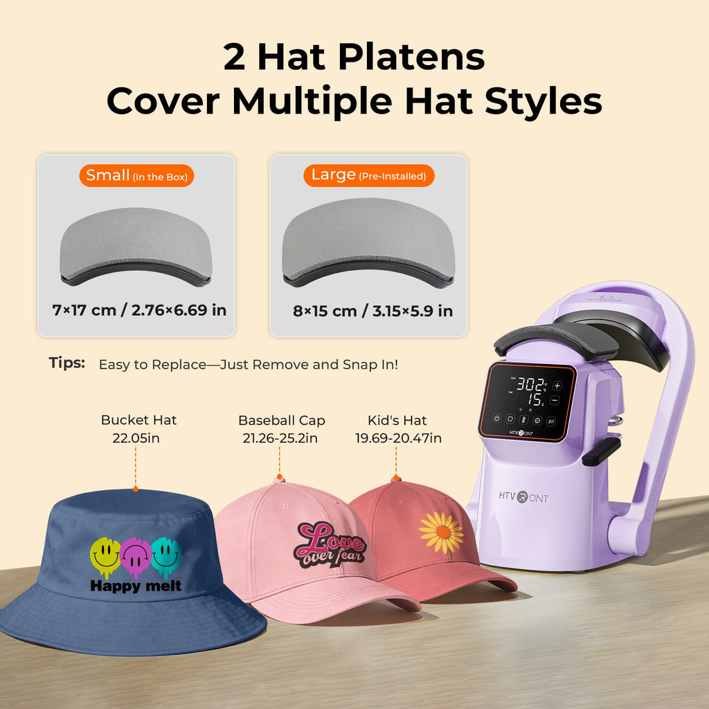 New! HTVRONT A300 Auto Hat Heat Press
