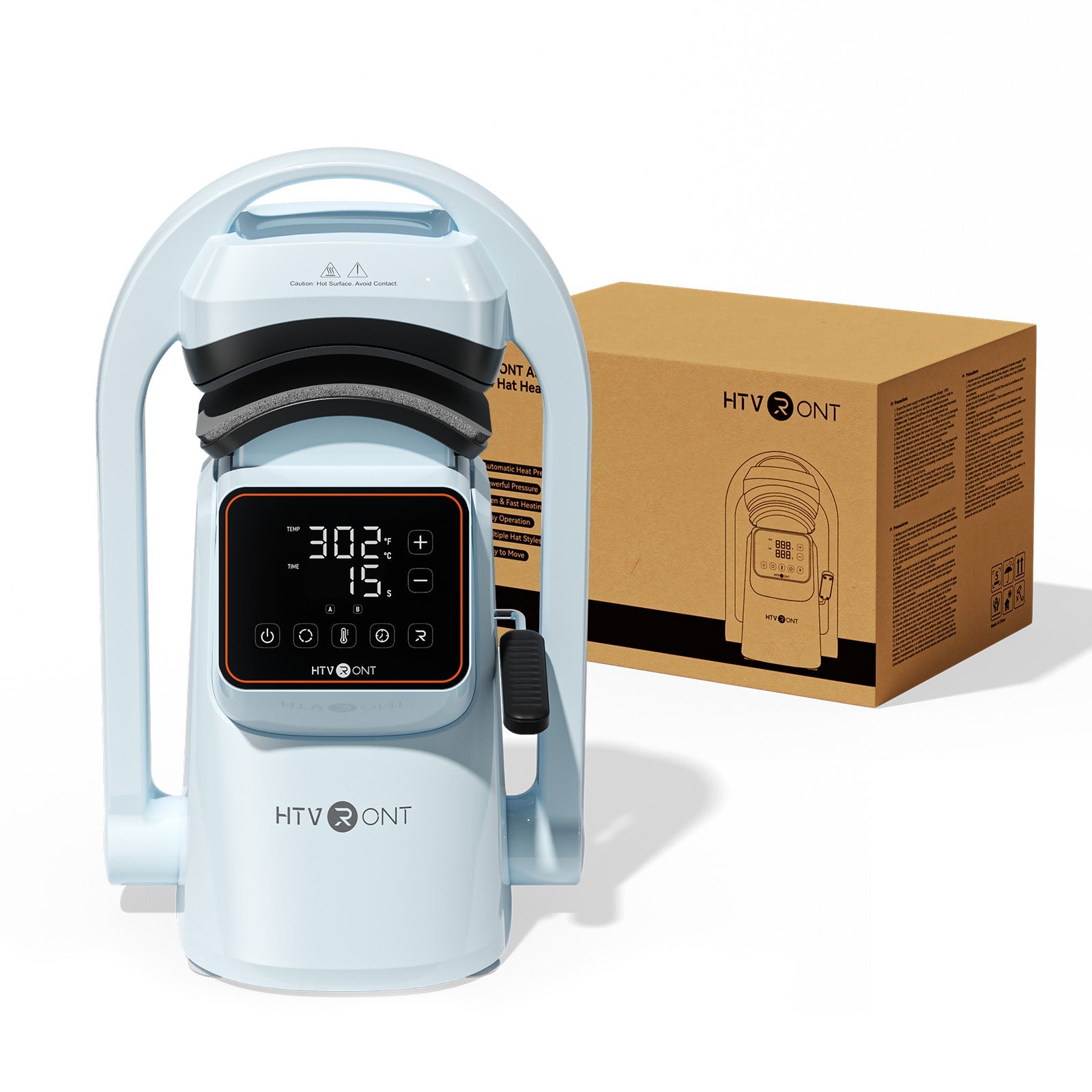 New! HTVRONT A300 Auto Hat Heat Press