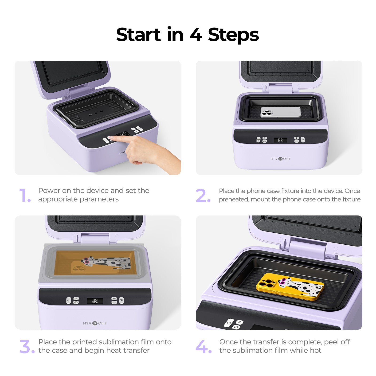 HTVRONT H17 Phone Case Heat Press