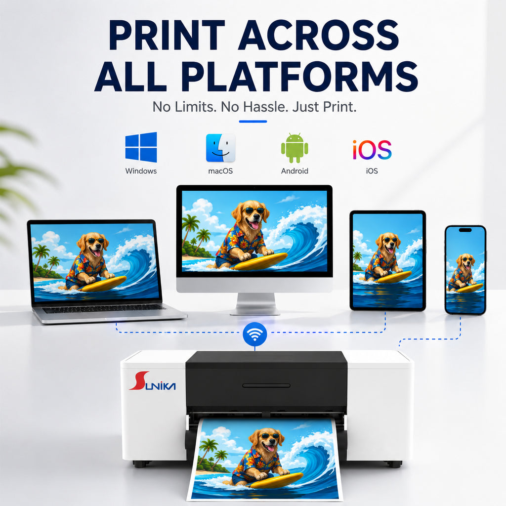 A301 13-Inch Smart DTF Printer with AI Mobile Printing