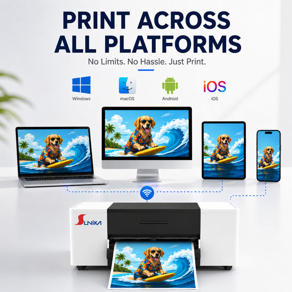 A301 13-Inch Smart DTF Printer with AI Mobile Printing